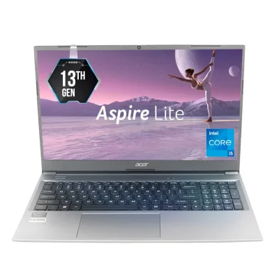 Acer Aspire Lite / UN.34ESI.005 / 13th Gen Intel Core i3-1305U Processor Laptop (Windows 11 Home/ 8 GB RAM/ 512 GB SSD/Intel Graphics/Microsoft Office 2024) AL15-53 with 39.6 cm (15.6″) Full HD Display, Steel Gray, 1.59 KG